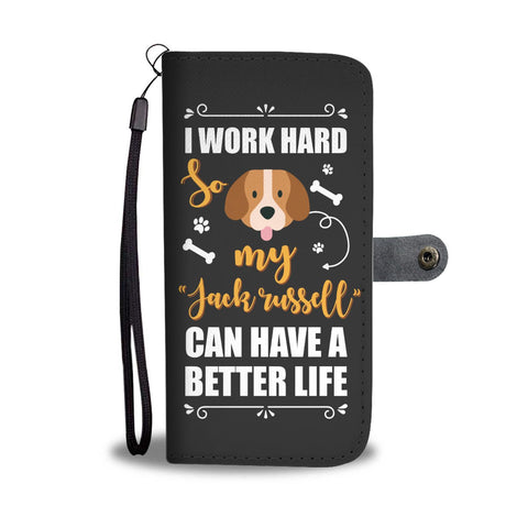 Image of Jack Russell Life Phone Wallet Case
