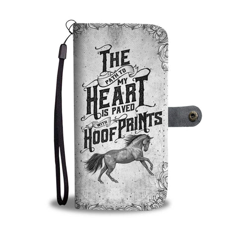 Image of Horse Hoof Print Phone Wallet Case
