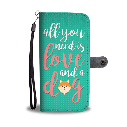 Image of Dog Love Phone Wallet Case