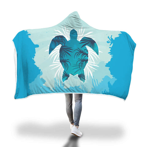 Image of Sea Turtle Hooded Blanket