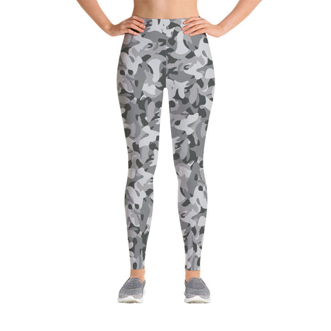 Image of Gray Camo Fashion Leggings