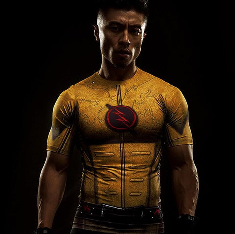 Image of Shirt Men T-Shirt Male Crossfit Tee Captain America Superman