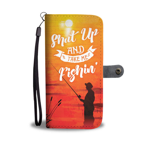 Image of Take Me Fishing Wallet Phone Case