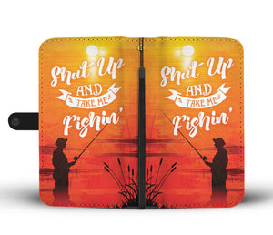 Take Me Fishing Wallet Phone Case