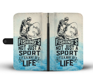 Fishing Way Of Life Phone Wallet Case