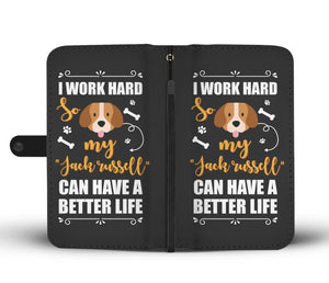 Jack Russell Life Phone Wallet Case