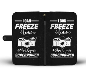 Photography Superpower Phone Wallet Case