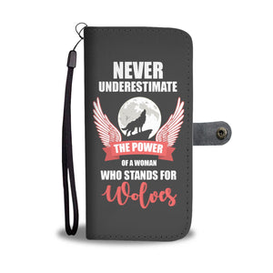 Wolf Woman Phone Wallet Case