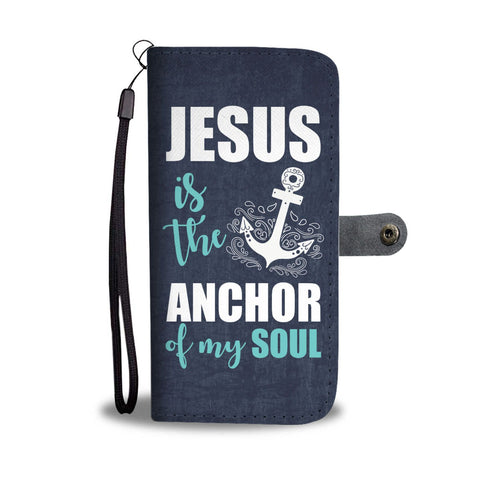 Image of Jesus Anchor Phone Wallet Case