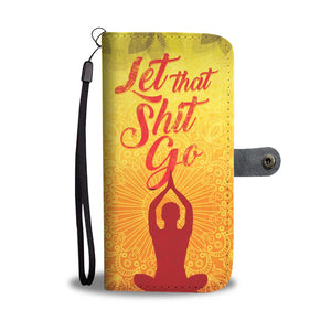 Yoga Meditation Phone Wallet Case