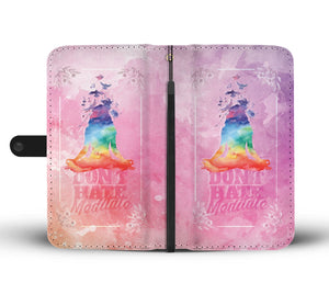 Meditation Phone Wallet Case
