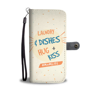 Mom Life Phone Wallet Case