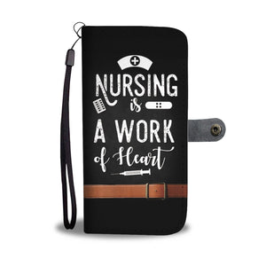 Nursing Heart Phone Wallet Case