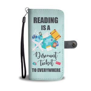 Reading Ticket Phone Wallet Case