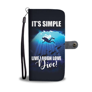 Dive Simple Phone Wallet Case