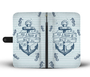 Sea Horse Phone Wallet Case