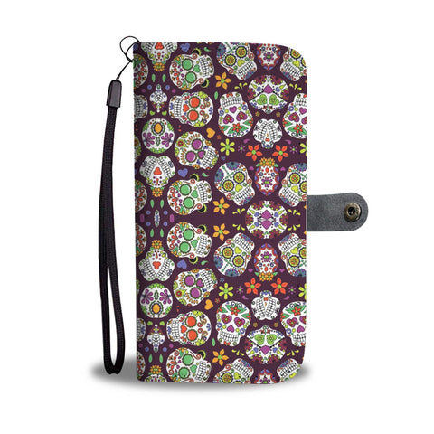Image of Sugar Skull Phone Wallet Case