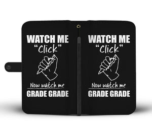 Teacher Grade Phone Wallet Case