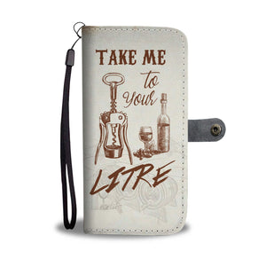 Wine Lover Phone Wallet Case