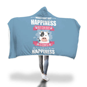 Happiness Cow Hooded Blanket