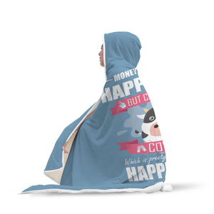 Happiness Cow Hooded Blanket