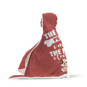 Love Dog More Hooded Blanket