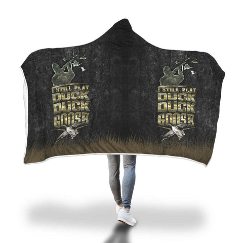 Image of Duck Goose Hooded Blanket