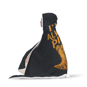 Boots Over Heels Hooded Blanket