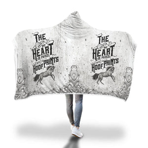 Horse Hoof Hooded Blanket