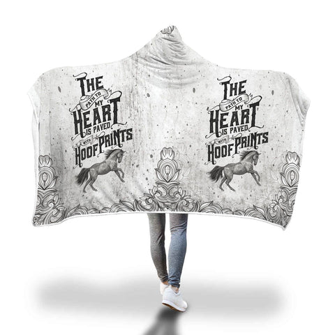 Image of Horse Hoof Hooded Blanket