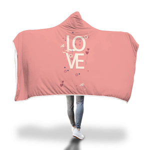 Love Hooded Blanket