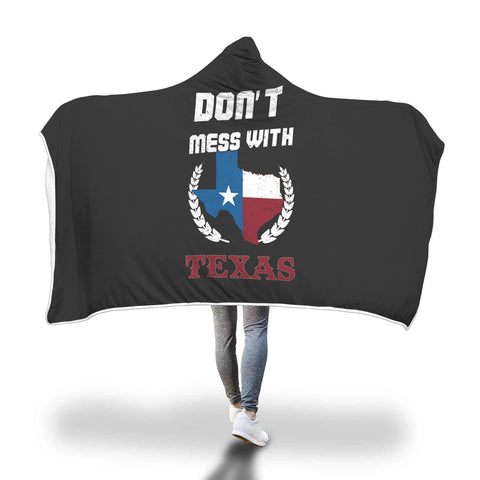 Image of Mess With Texas Hooded Blanket