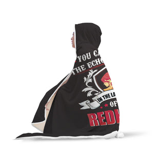 Red Head Hooded Blanket