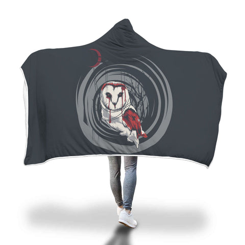 Image of Owl Hooded Blanket