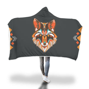 Wolf Hooded Blanket