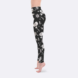 Pirate Print Yoga Leggings