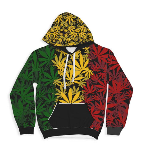Image of Weed Print AOP Hoodie
