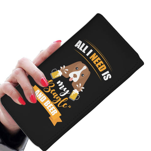 Image of Beagle And Beer Wallet Purse