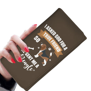 God Sent Beagle Wallet Purse