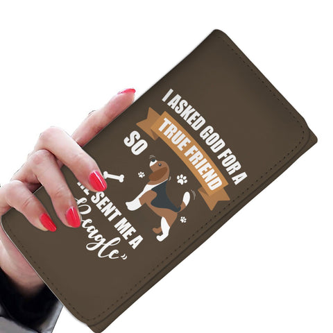 Image of God Sent Beagle Wallet Purse