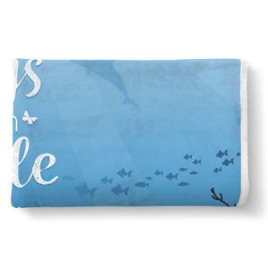 Reason To Smile Sherpa Blanket