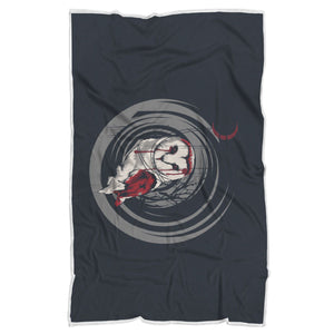 Owl Print Sherpa Blanket