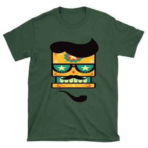 Image of Candy Skull Pipe Unisex T-Shirt